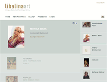 Tablet Screenshot of monikamark.libalina.com